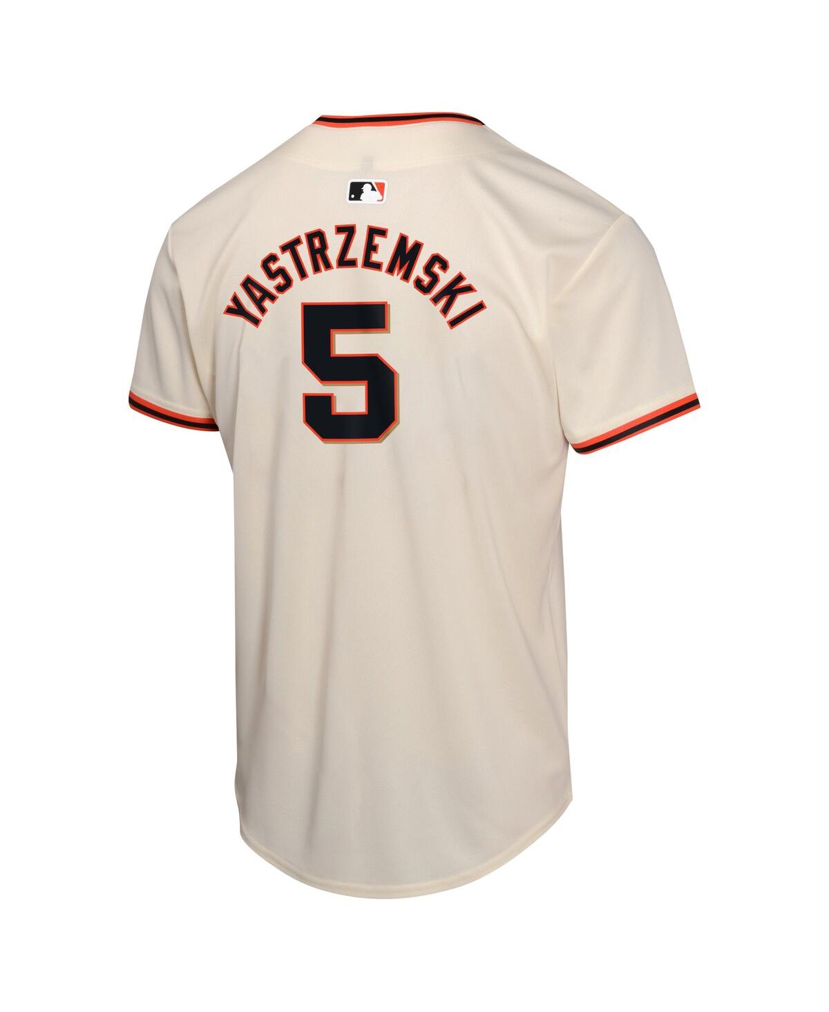 Nike Big Boys and Girls Mike YastrzemskiSan Francisco Giants Home Game Player Jersey - Cream
