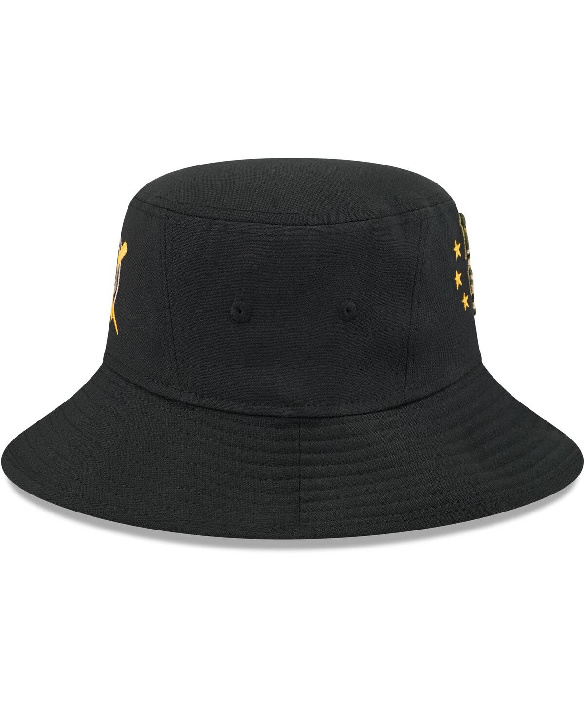 New Era Men's Black San Francisco Giants 2024 Armed Forces Day Bucket Hat In Black
