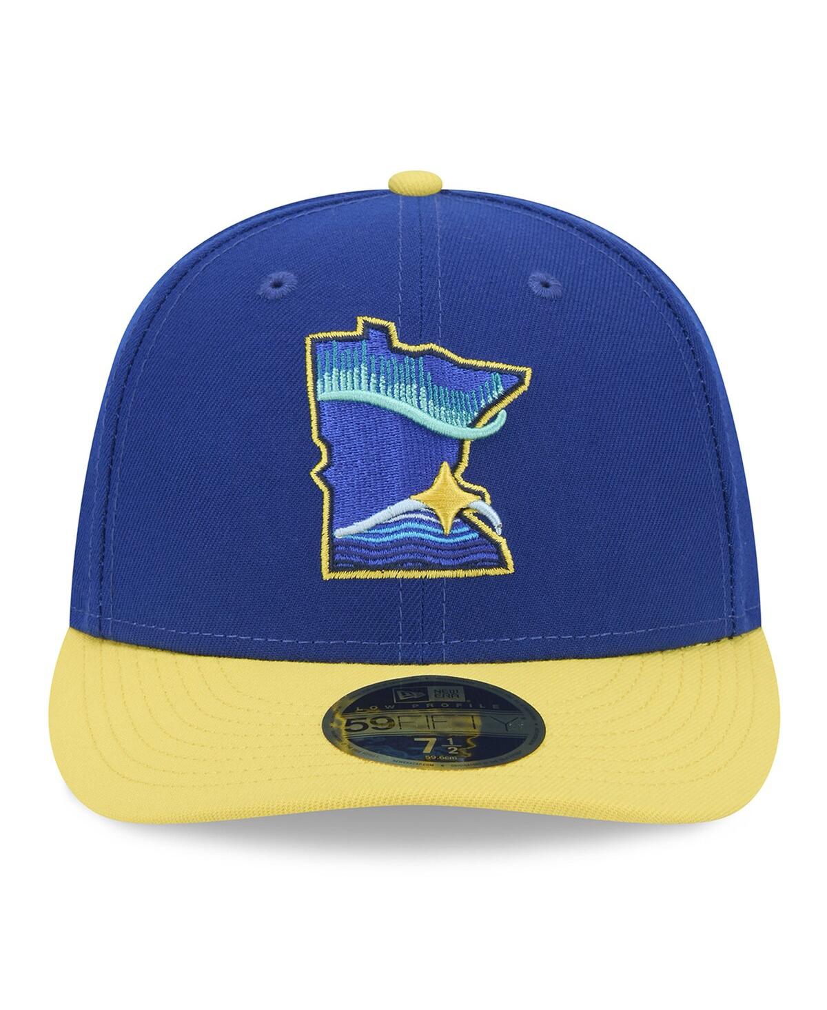 New Era Men's Royal Minnesota Twins 2024 City Connect 59fifty Low Profile Fitted Hat In Royal