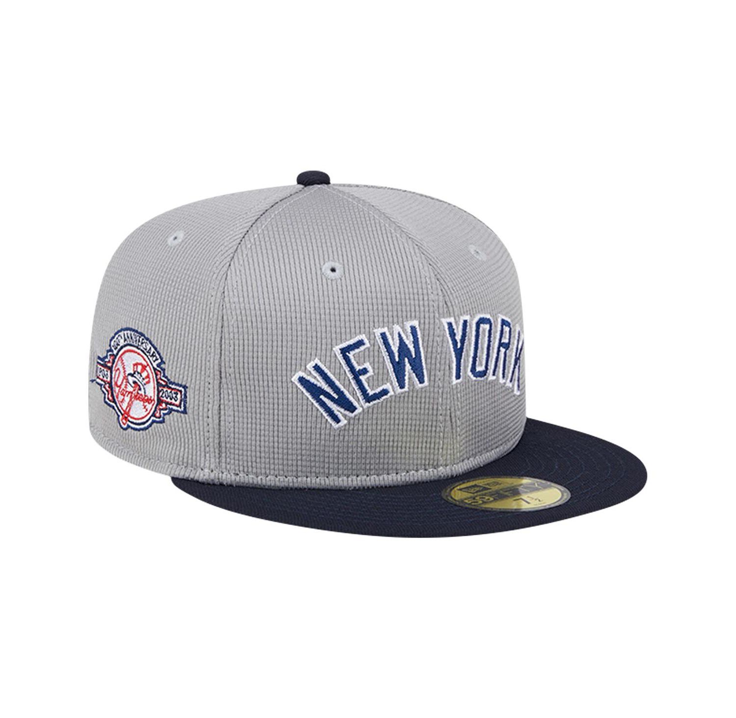 Men's Gray New York Yankees Pivot Mesh 59FIFTY Fitted Hat