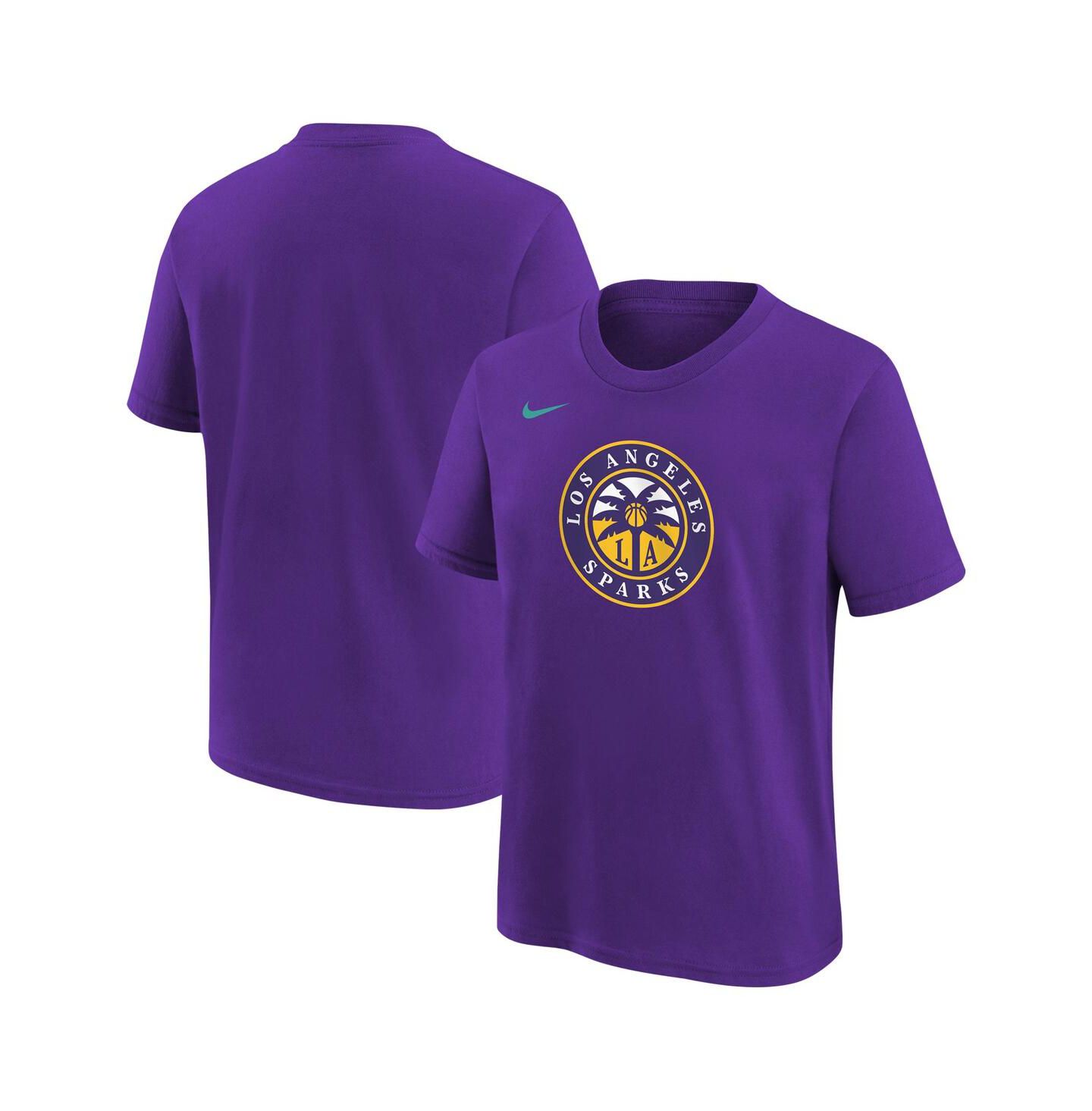 Детская футболка Nike Purple Los Angeles Sparks Essential Logo — фото 1