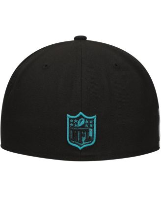 Men's Black Jacksonville Jaguars Checkered Undervisor 59FIFTY Fitted Hat