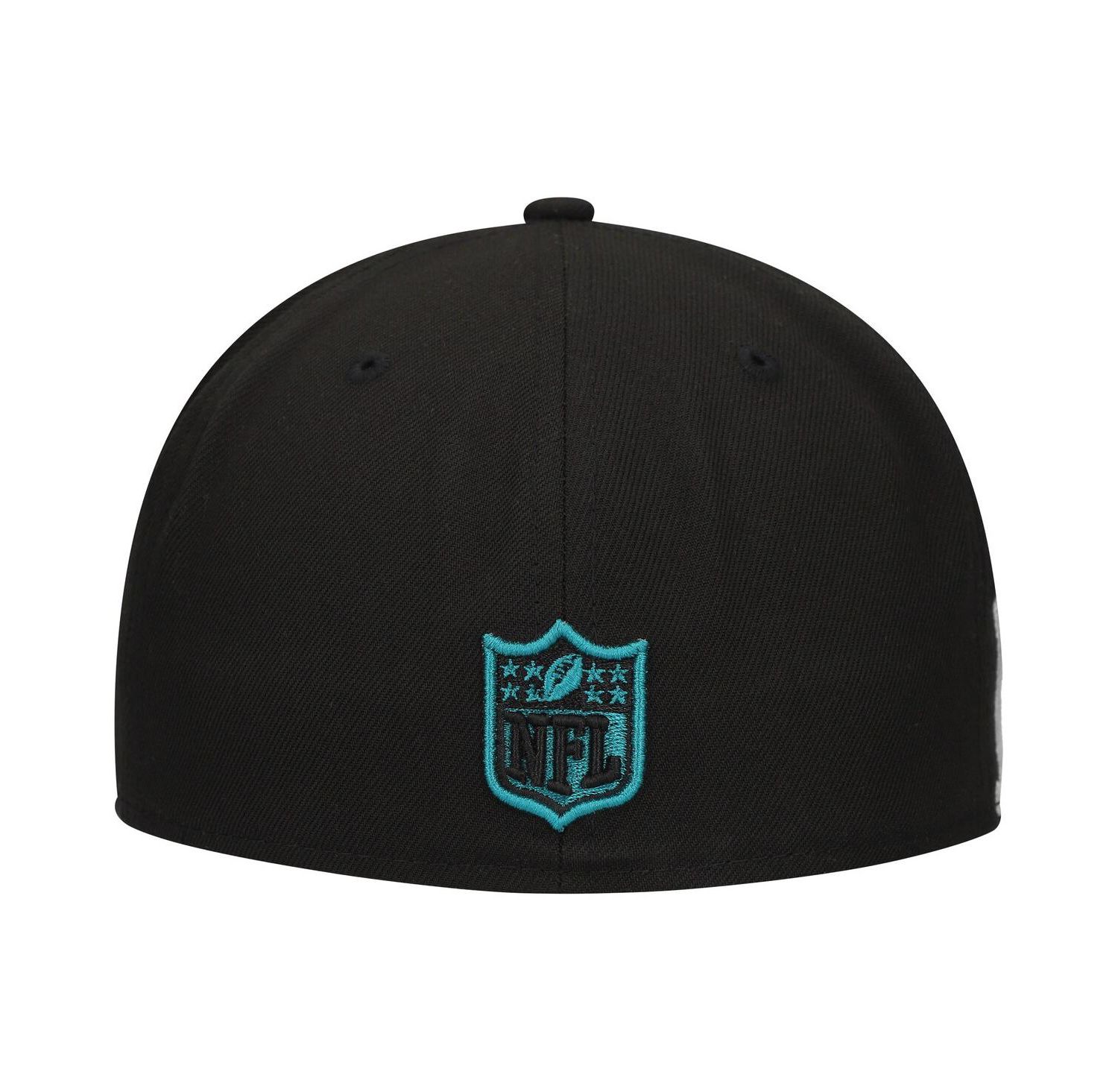 Men's Black Jacksonville Jaguars Checkered Undervisor 59FIFTY Fitted Hat