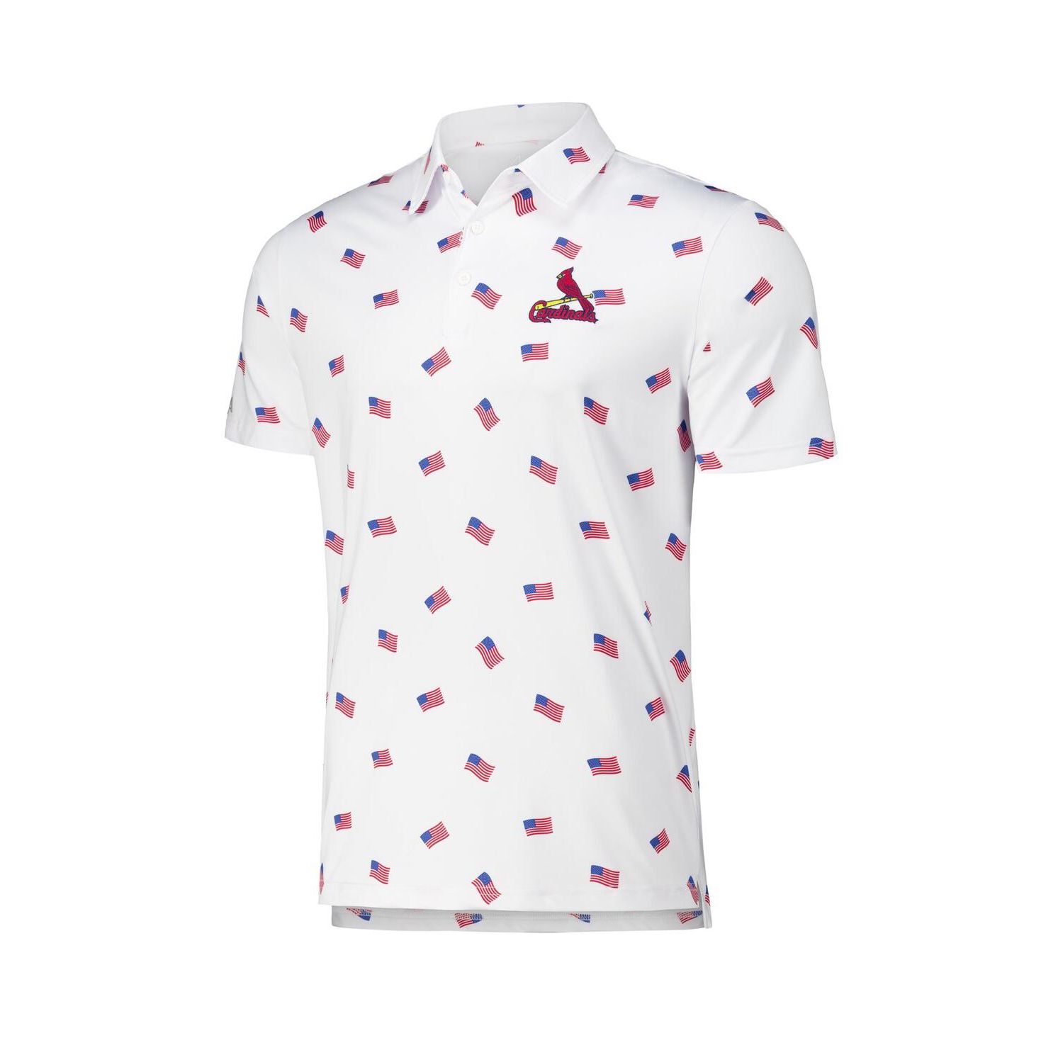 Men's White St. Louis Cardinals Americana Polo