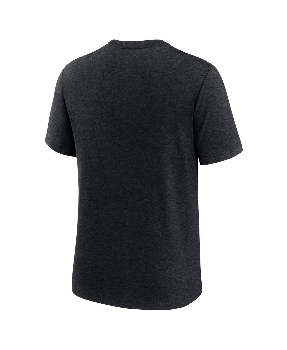 Nike Men'sDuke Blue Devils Blitz Evergreen Legacy Primary Tri-Blend T-Shirt - Heather Black