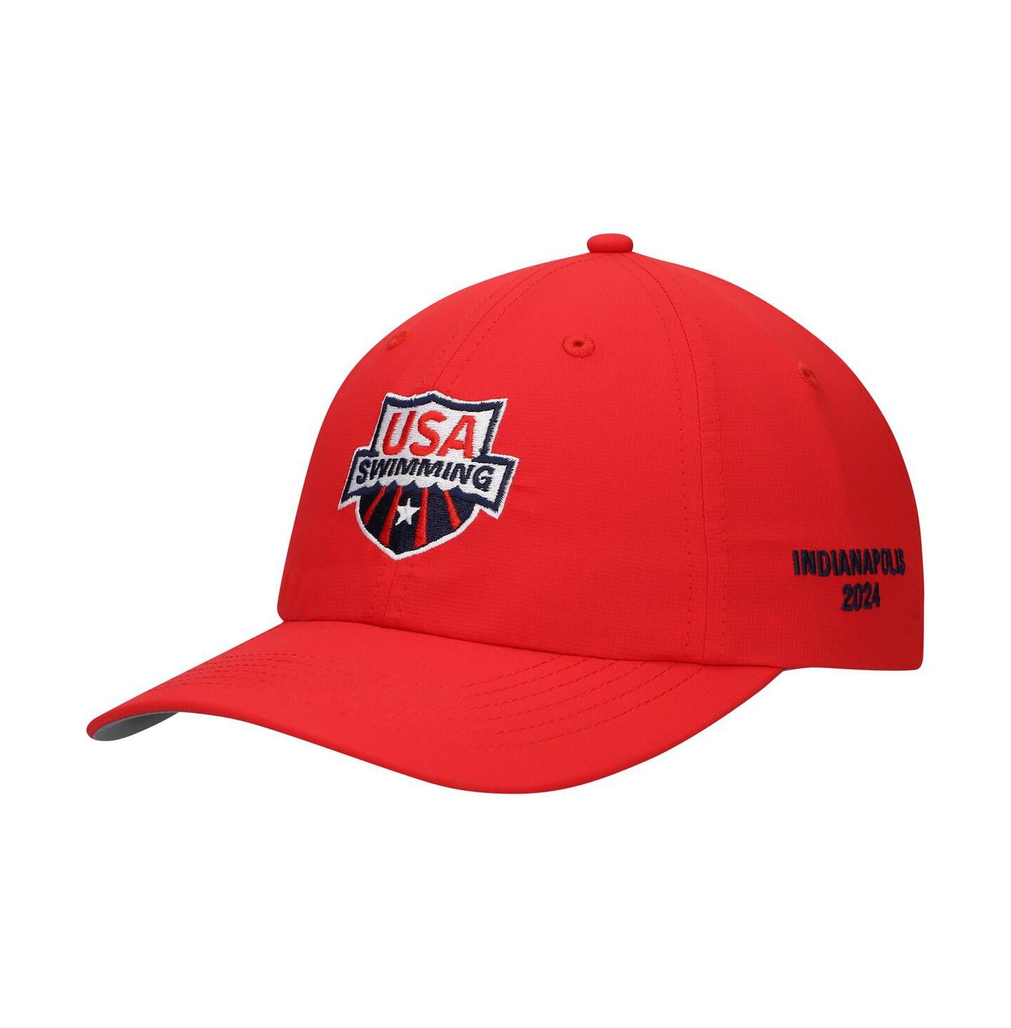 Мужская кепка Imperial Red USA Swimming 2024 Olympic Trials The Original Adjustable Hat — фото 1