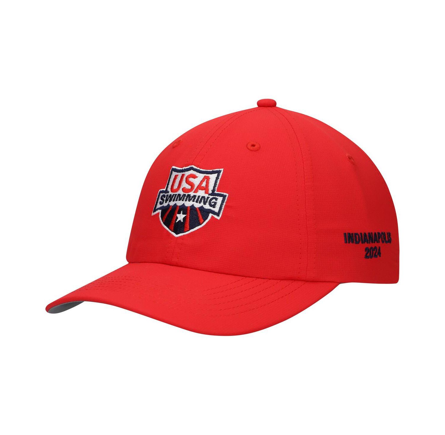 Men's Red USA Swimming 2024 Olympic Trials The Original Adjustable Hat