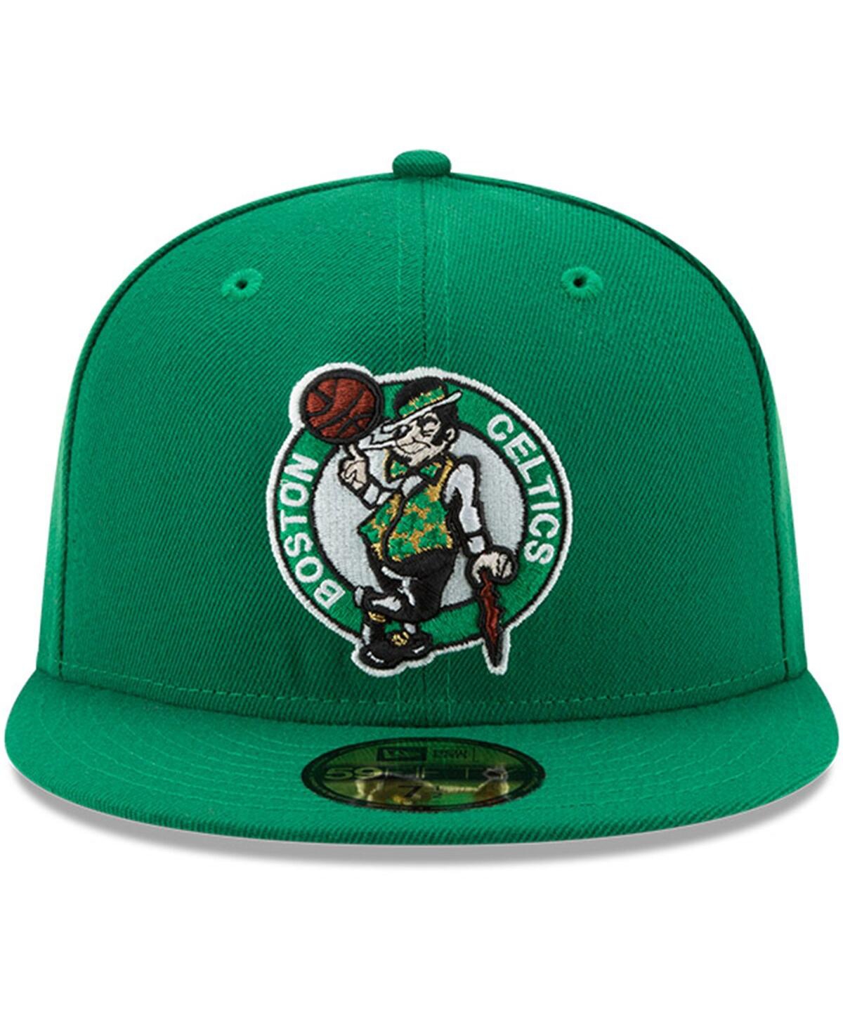 New Era Men's Kelly Green/ Boston Celtics 2024 Nba Finals Champions Side Patch 59FIFTY Fitted Hat