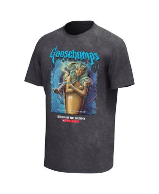 Men's Charcoal Goosebumps Return of the Mummy Washed Graphic T-Shirt