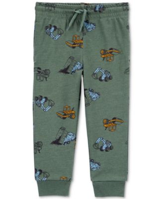 Carter's - Toddler Boys Construction-Print Pull-On Jogger Pants