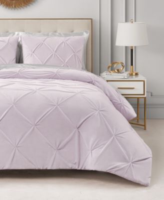 Kiss Pleat Plush 3-Pc. Comforter Set, Full/Queen