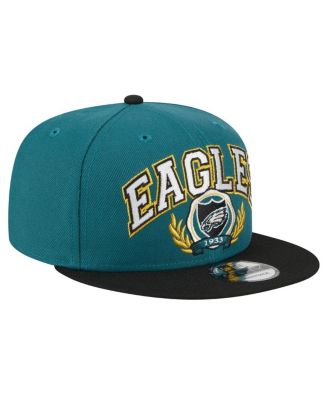 Men's Midnight Green/Black Philadelphia Eagles Team Establish 9FIFTY Snapback Hat