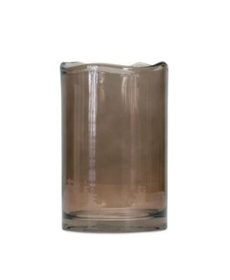 Wavy Glass Decorative Vase Elegant Home Accent