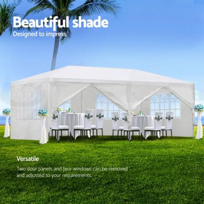 Streamdale Wedding Canopy Tent with Sidewalls (10x20')