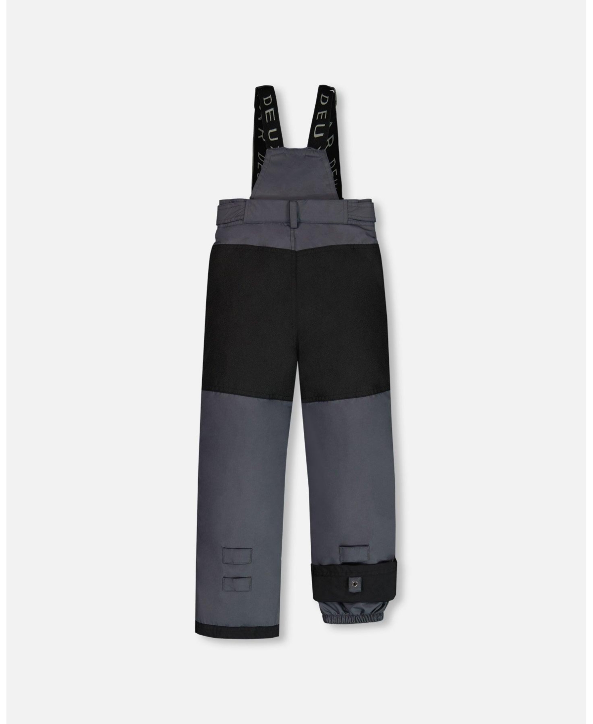 Deux par Deux Kids Unisex Snow Pants- Dark gray