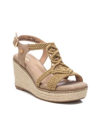 Women's Jute Wedge Sandals By XTI
