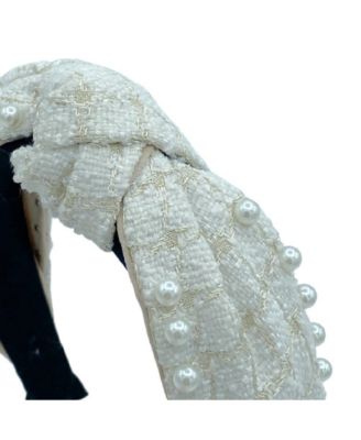 Women's It Girl Pearl Headband - Cream