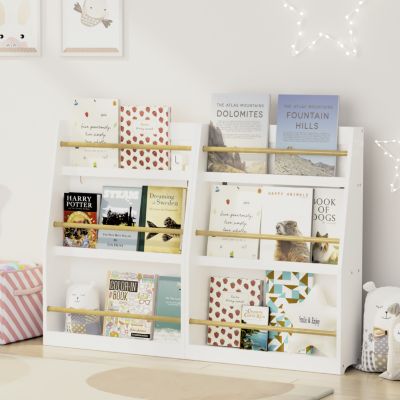 Streamdale Toddler's Book Rack Encourage Reading & Stay Organized