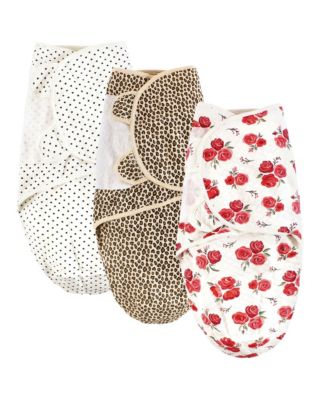 Quilted Cotton Swaddle Wrap 3pk