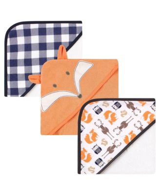 Plush Cotton Blend Hooded Bath Towel