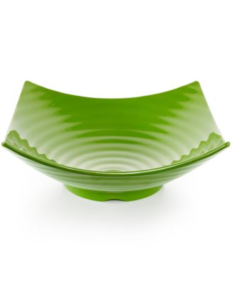 Zen Melamine Green Serving Bowl
