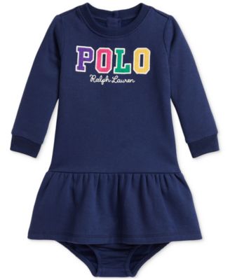 Ralph Lauren Baby Girls Logo Short Set in Yellow