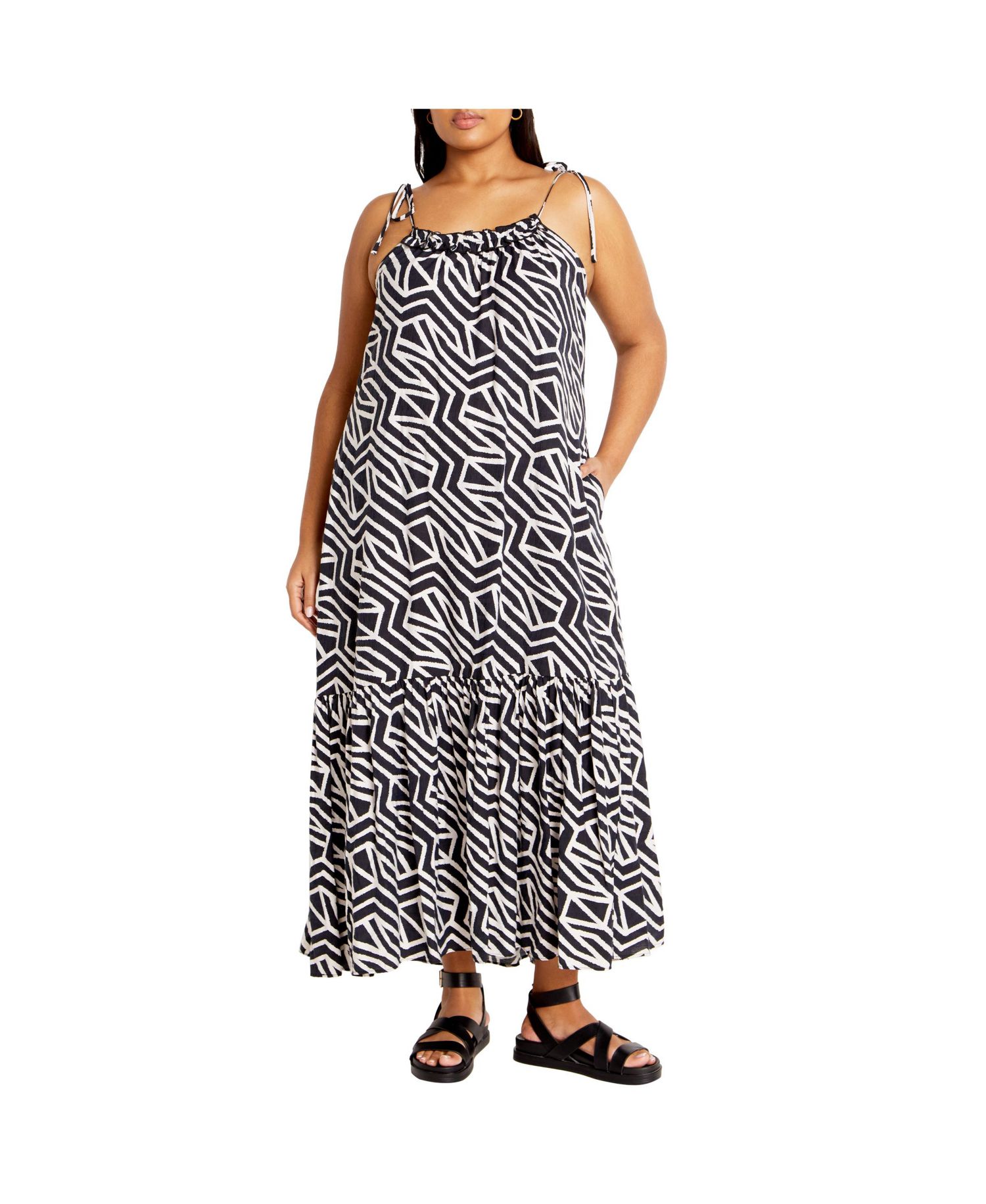 Women's Erica Print Maxi Dress