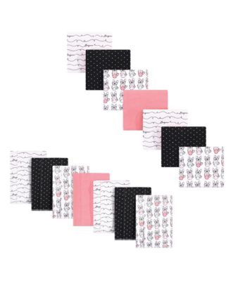 14Pc Burp Cloths and Receiving Blankets