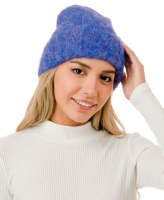 Fuzzy Hair Beanie