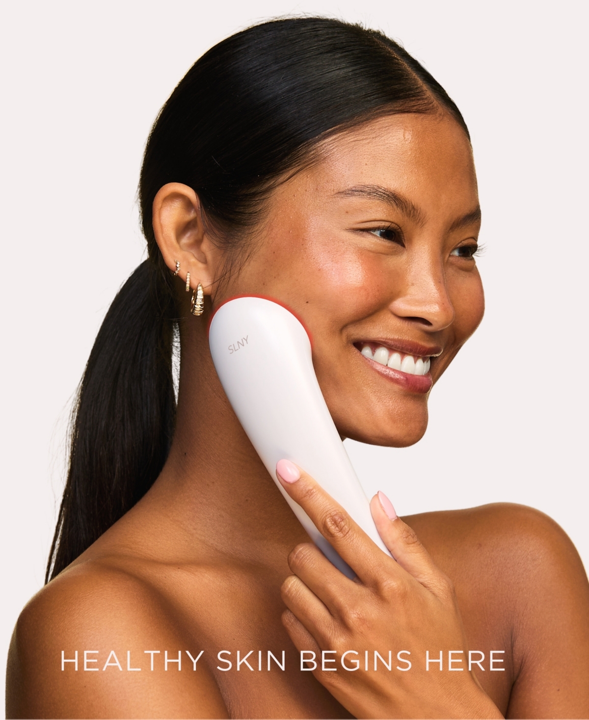 Shop Solaris Laboratories Ny Infrared + Red/blue Led Facial Tool For Healthy Skin In White