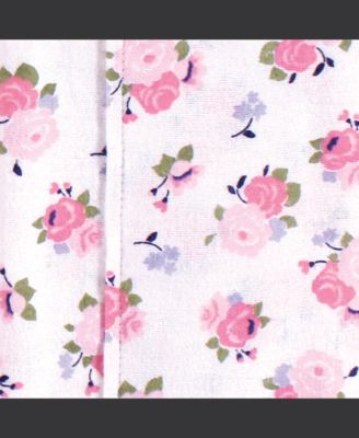 Cotton Flannel Burp Cloths and Receiving Blankets, 11-Piece