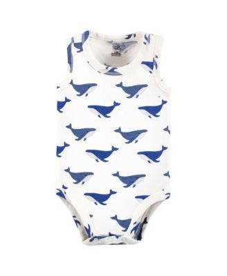 Natural Cotton Sleeveless Bodysuits