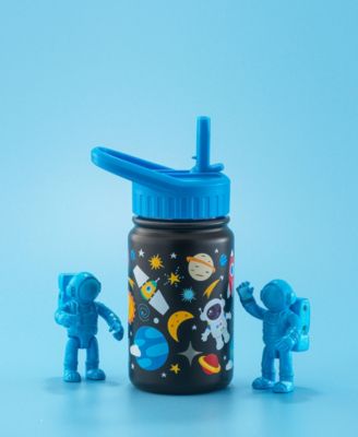 Kids Stainless Steel Water Bottle with Straw Lid, 12oz