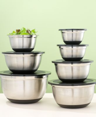 Stainless Steel Mixing Bowls with Lids Set of 7