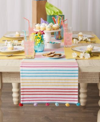 Embellished Reversible Table Runner, 14"x72"