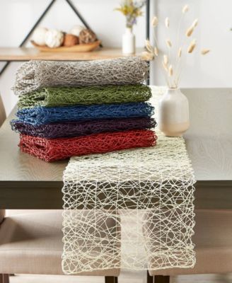 Woven Paper Table Runner, 14"x72 "