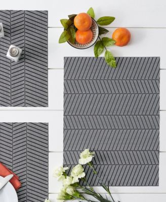 Textured Twill Weave Placemat Set of 6