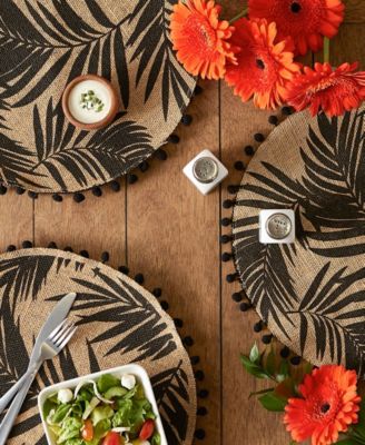 Fern Print Round Placemat Set of 6