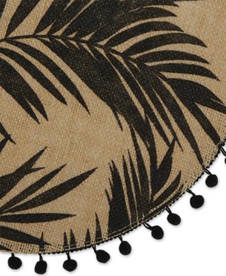 Fern Print Round Placemat Set of 6