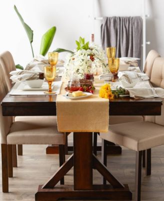 Design Imports Fine Ribbed Table Runner 13x72 inches