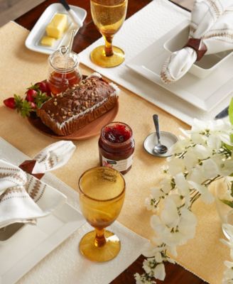 Design Imports Fine Ribbed Table Runner 13x72 inches