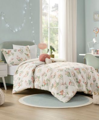 Gwen Mushroom Garden 3-Pc. Comforter Set, Twin/Twin XL