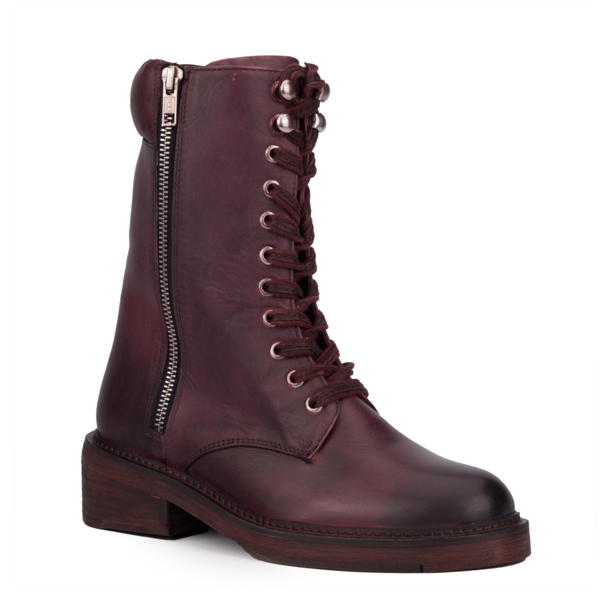 Women's Allison Mid Calf Boots - Burgundy