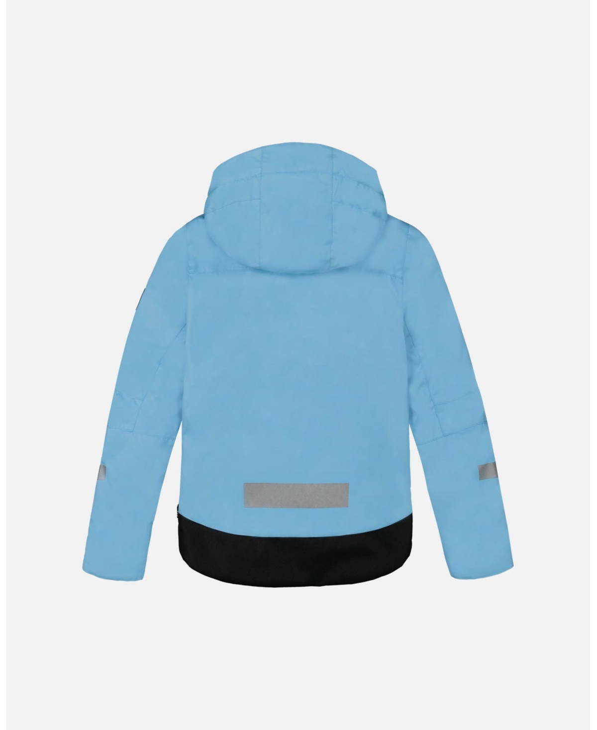 Deux par Deux Big Girls Two Piece Technical Snowsuit Air Blue And Printed Marble - Air blue and printed marble