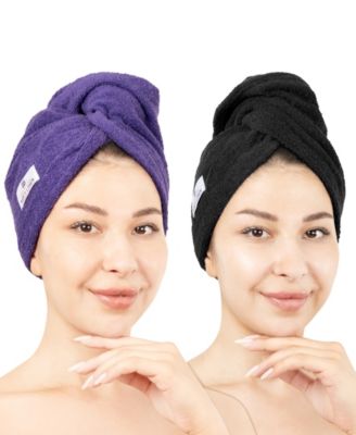 2-Pack Hair Drying Towels, 26" x 13"