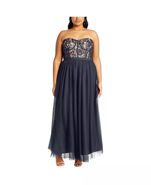 women's sweet beauty maxi dress