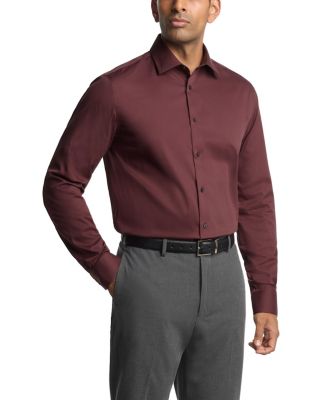 Calvin Klein Steel Men s Regular Fit Modern Pincord Dress Shirt Macy s