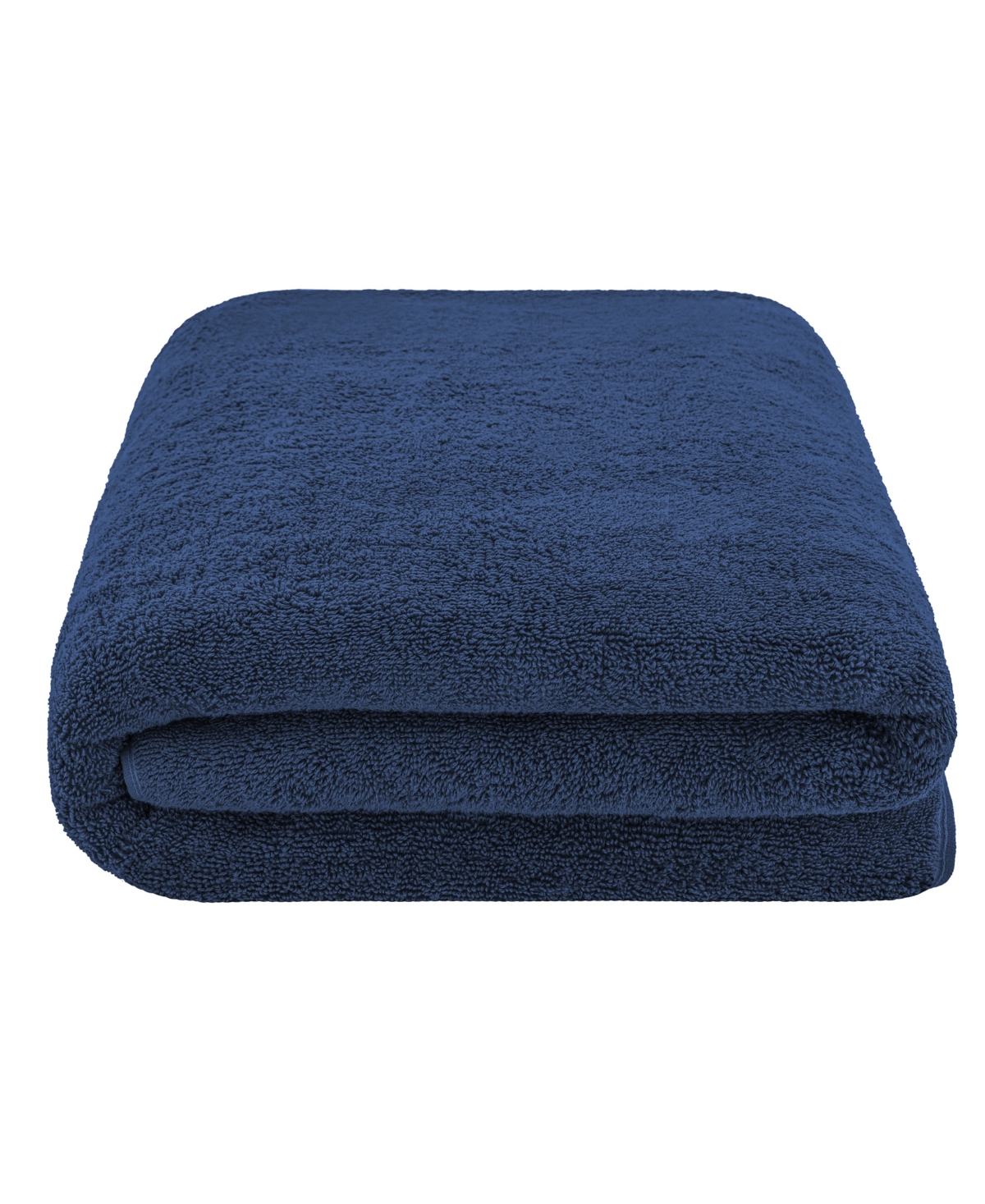 American Soft Linen Edison Luxury 100% Turkish Cotton Bath Sheet, 40" X 80" In Navy Blue
