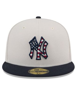 Men's Khaki/Black New York Yankees 2024 Fourth of July 59FIFTY Fitted Hat