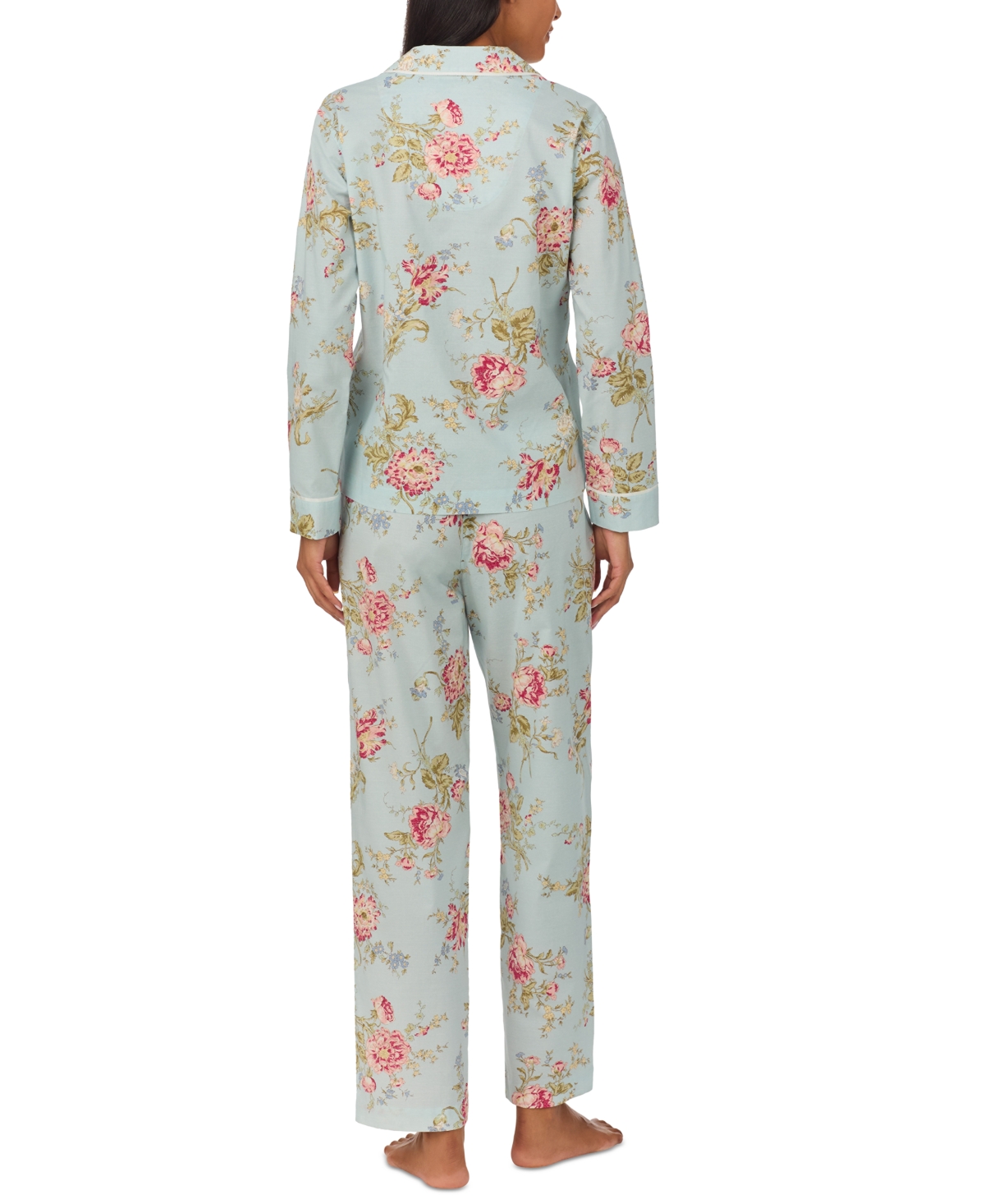 Lauren Ralph Lauren Women's 2-Pc. Printed Pajamas Set
